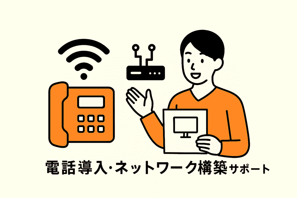 電話導入・ネットワーク構築